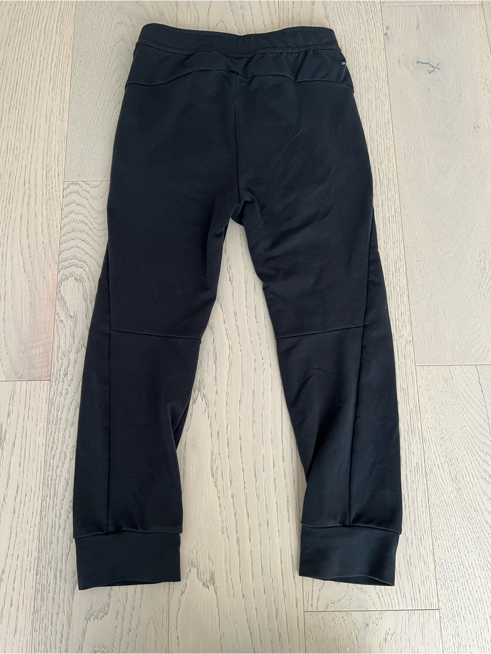 Nike Black Kids Zip-Pocket Joggers with White Swoosh - Picture 4 of 4